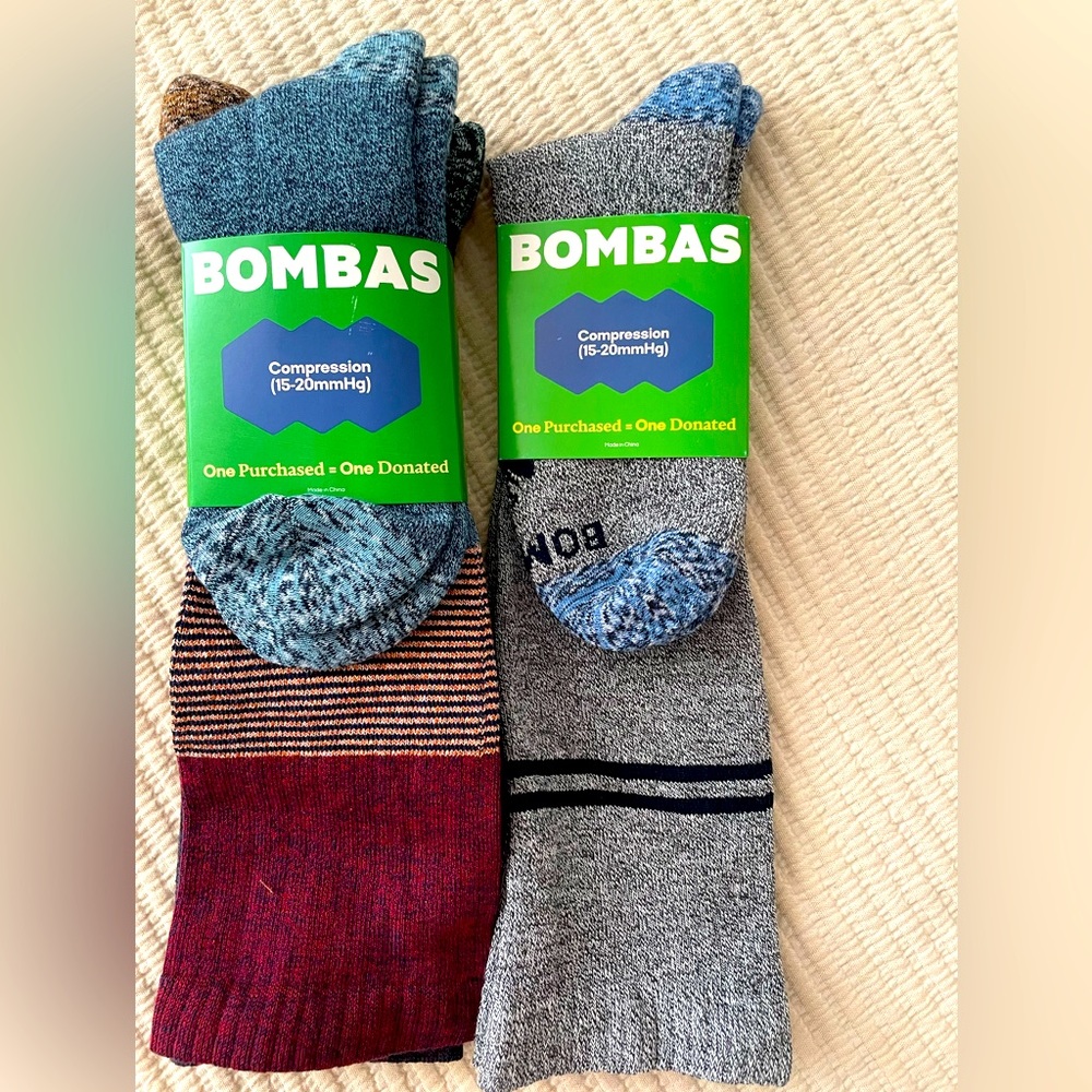 Brand New Mens Bombas Everyday Compression Sock 3-pack and 1-pack